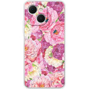 Чохол BoxFace Tecno Spark 40C Pink Peonies