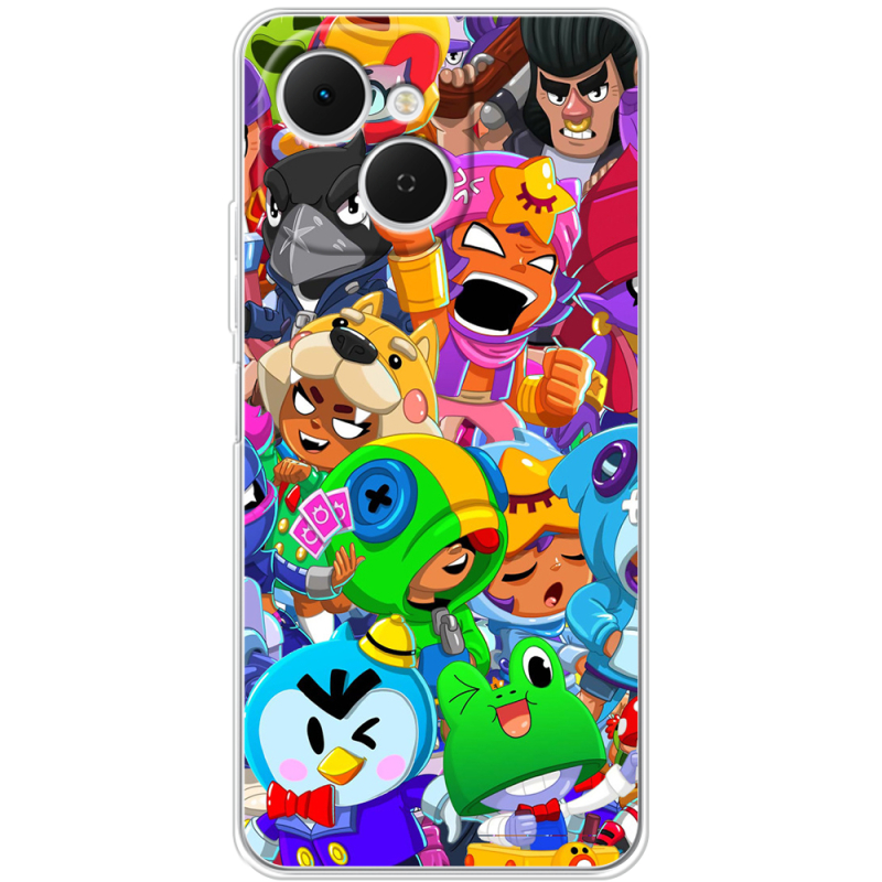 Чохол BoxFace Tecno Spark 40C friends brawl stars