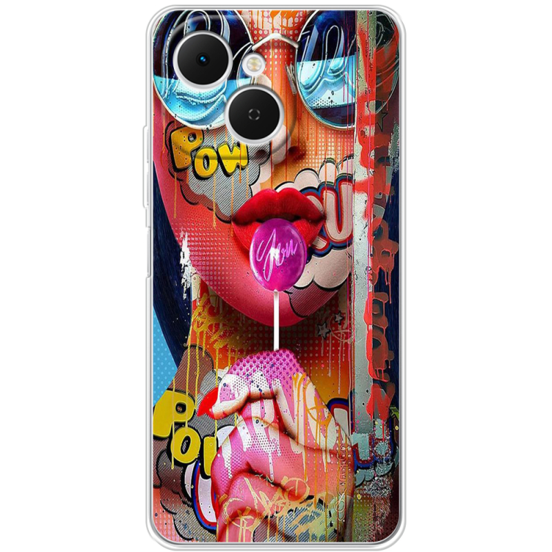 Чохол BoxFace Tecno Spark 40C Colorful Girl