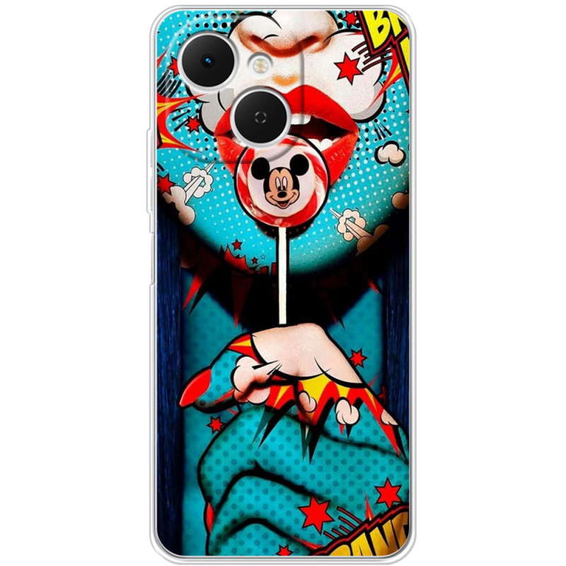 Чохол BoxFace Tecno Spark 40C Girl Pop Art