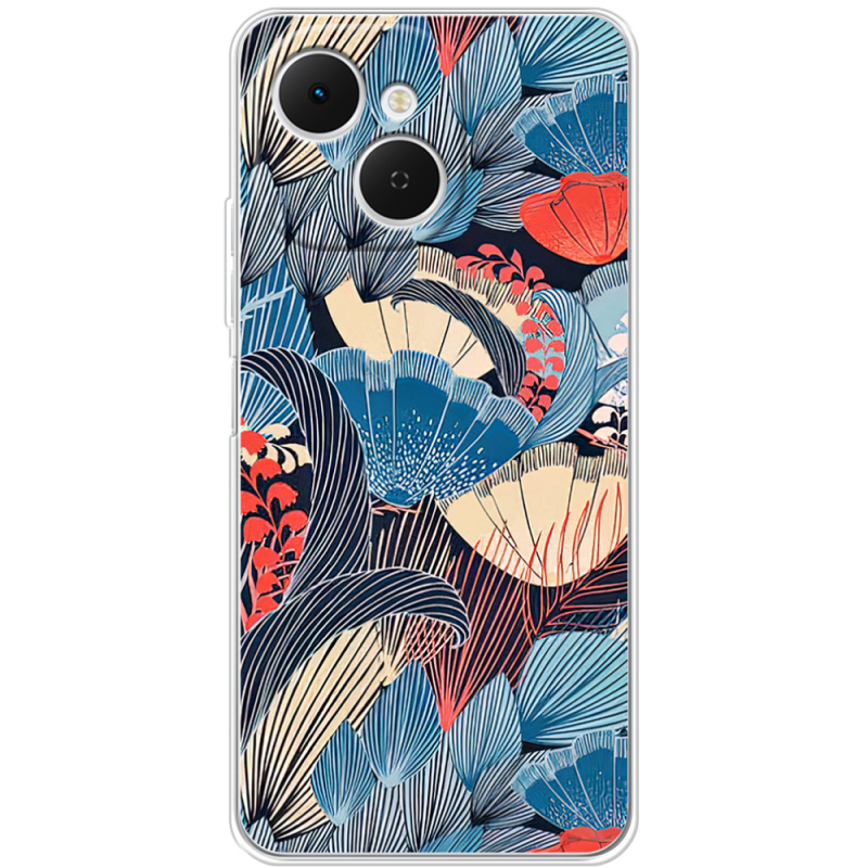 Чохол BoxFace Tecno Spark 40C Blue Herb