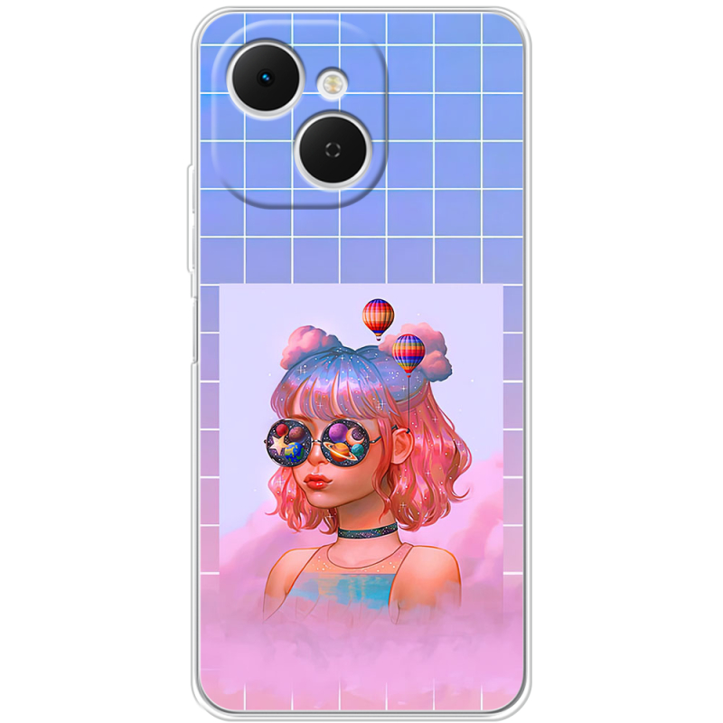 Чохол BoxFace Tecno Spark 40C Girl in the Clouds