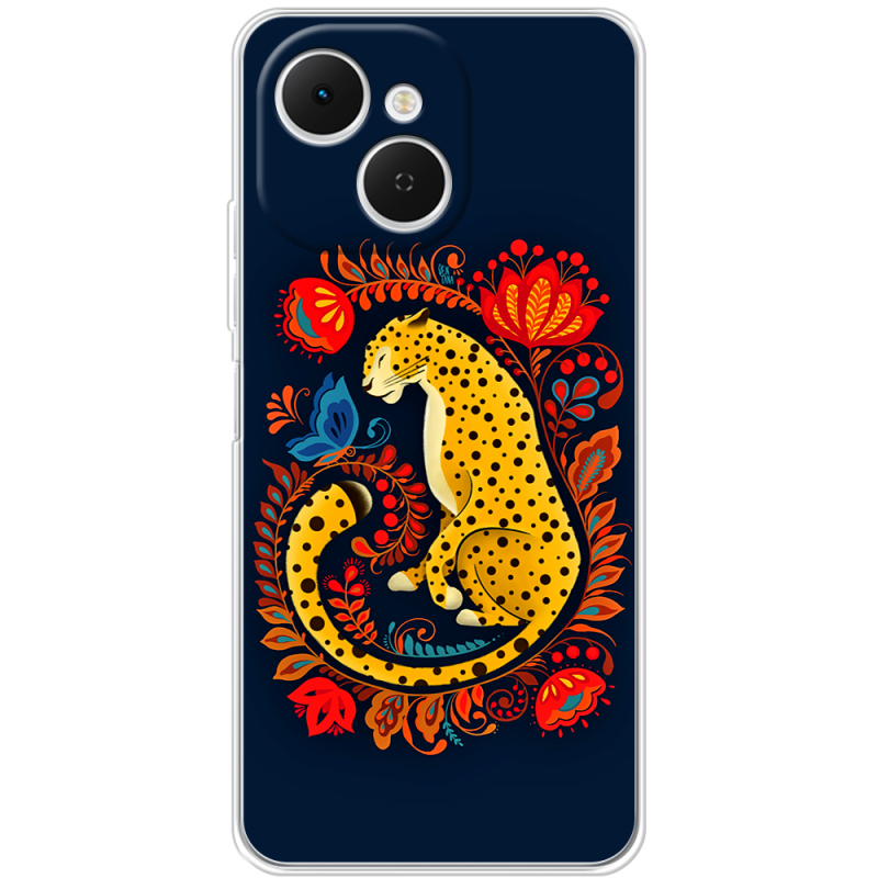 Чохол BoxFace Tecno Spark 40C Petrykivka Leopard