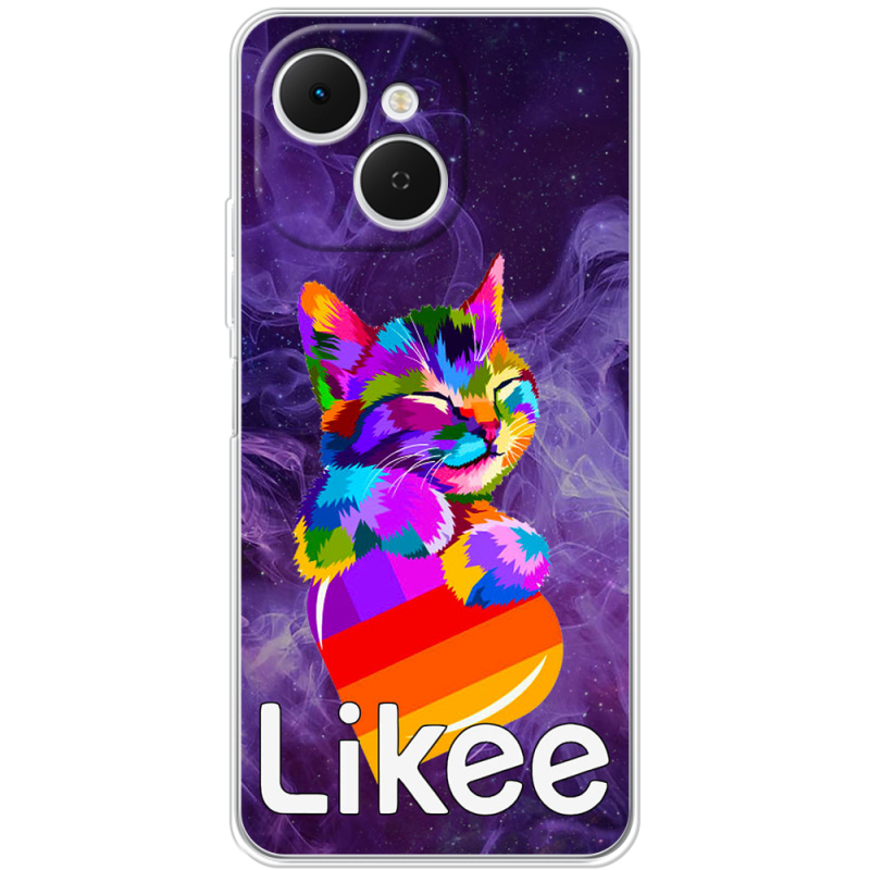 Чохол BoxFace Tecno Spark 40C Likee Cat