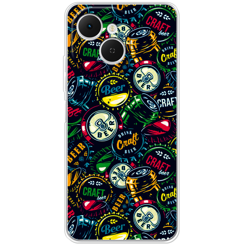 Чохол BoxFace Tecno Spark 40C Bottle Caps