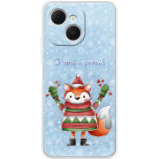 Чохол BoxFace Tecno Spark 40C Fox З новим роком!