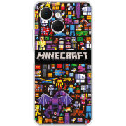 Чохол BoxFace Tecno Spark 40C Minecraft Mobbery