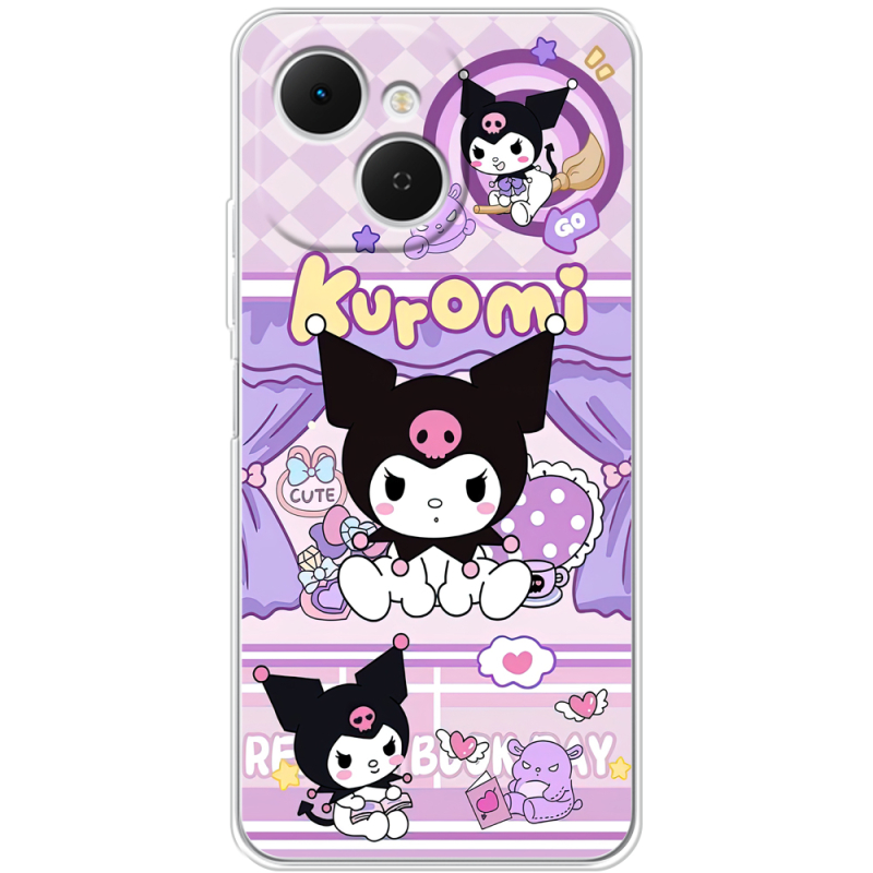 Чохол BoxFace Tecno Spark 40C Милі пустощі Kuromi