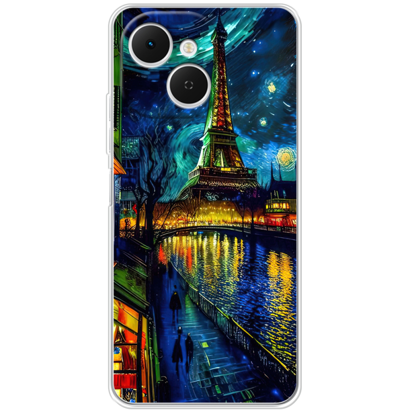 Чохол BoxFace Tecno Spark 40C Сяйво над Парижем