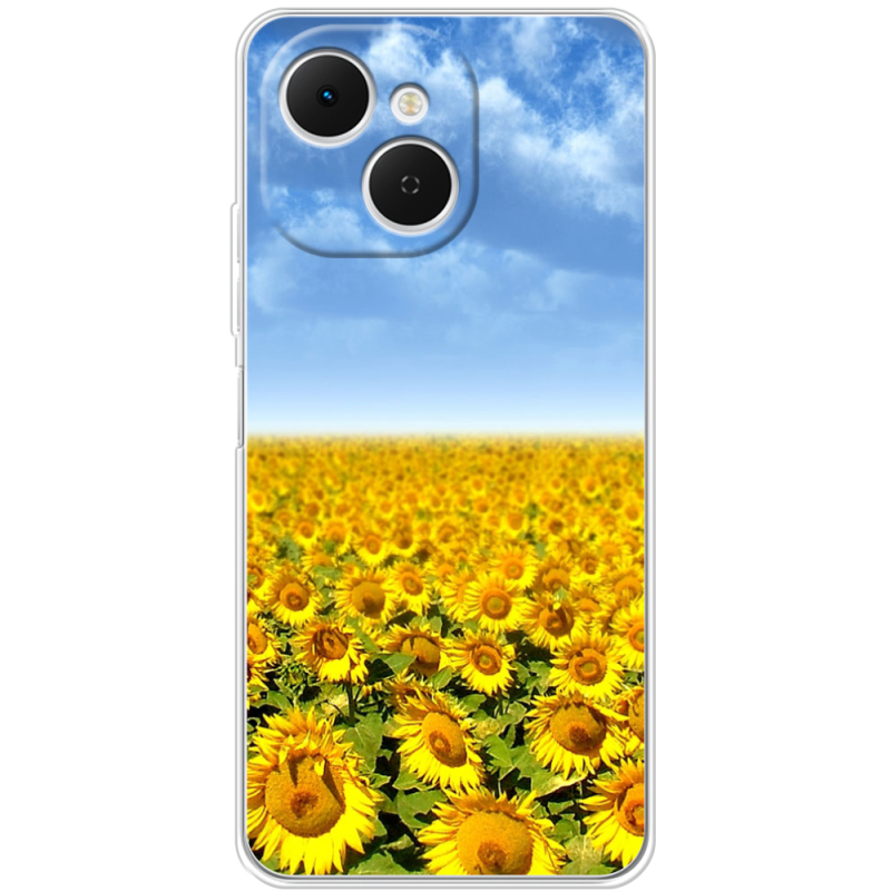 Чохол BoxFace Tecno Spark 40C Подсолнухи