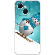 Чохол BoxFace Tecno Spark 40C Skier Snowman