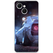 Чохол BoxFace Tecno Spark 40C Silver Car