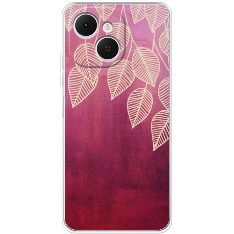 Чохол BoxFace Tecno Spark 40C Gold Leaves