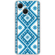 Чохол BoxFace Tecno Spark 40C Блакитний Орнамент