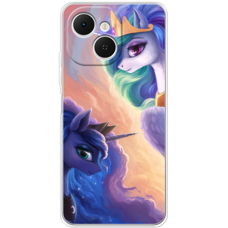 Чохол BoxFace Tecno Spark 40C My Little Pony Rarity  Princess Luna