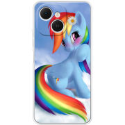 Чохол BoxFace Tecno Spark 40C My Little Pony Rainbow Dash