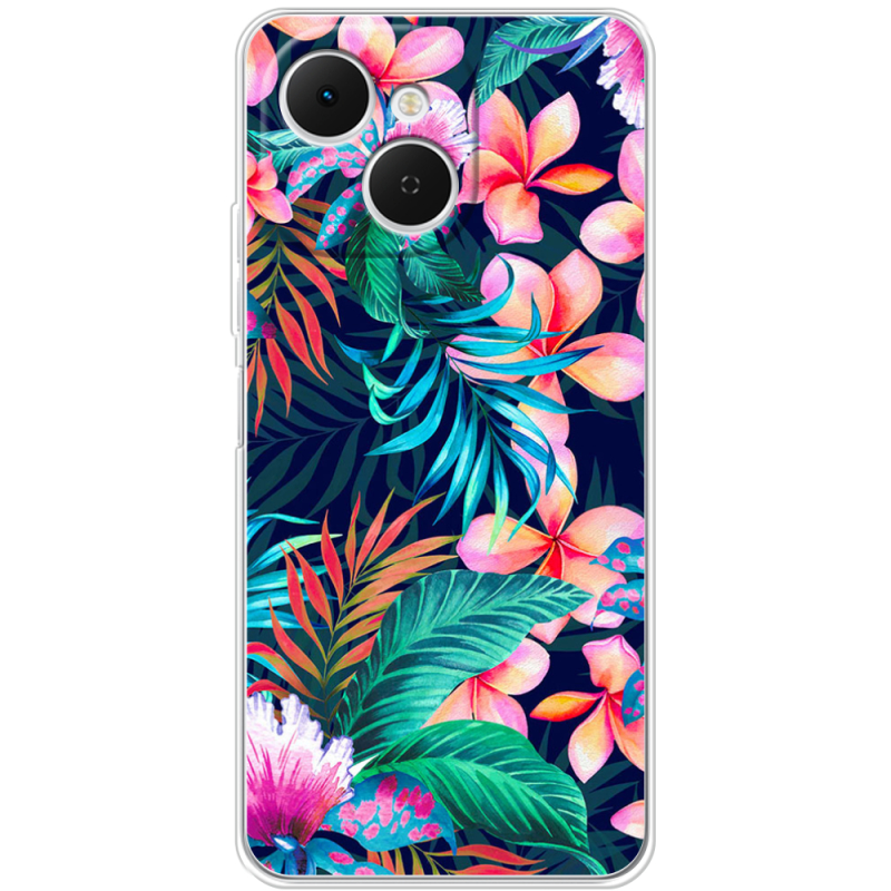 Чохол BoxFace Tecno Spark 40C flowers in the tropics