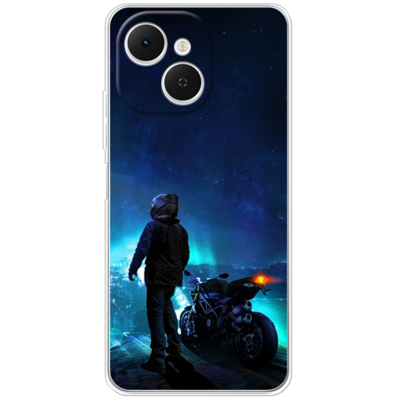 Чохол BoxFace Tecno Spark 40C Motorcyclist