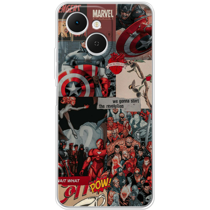 Чохол BoxFace Tecno Spark 40C Marvel Avengers
