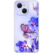 Чохол BoxFace Tecno Spark 40C Orchids and Butterflies