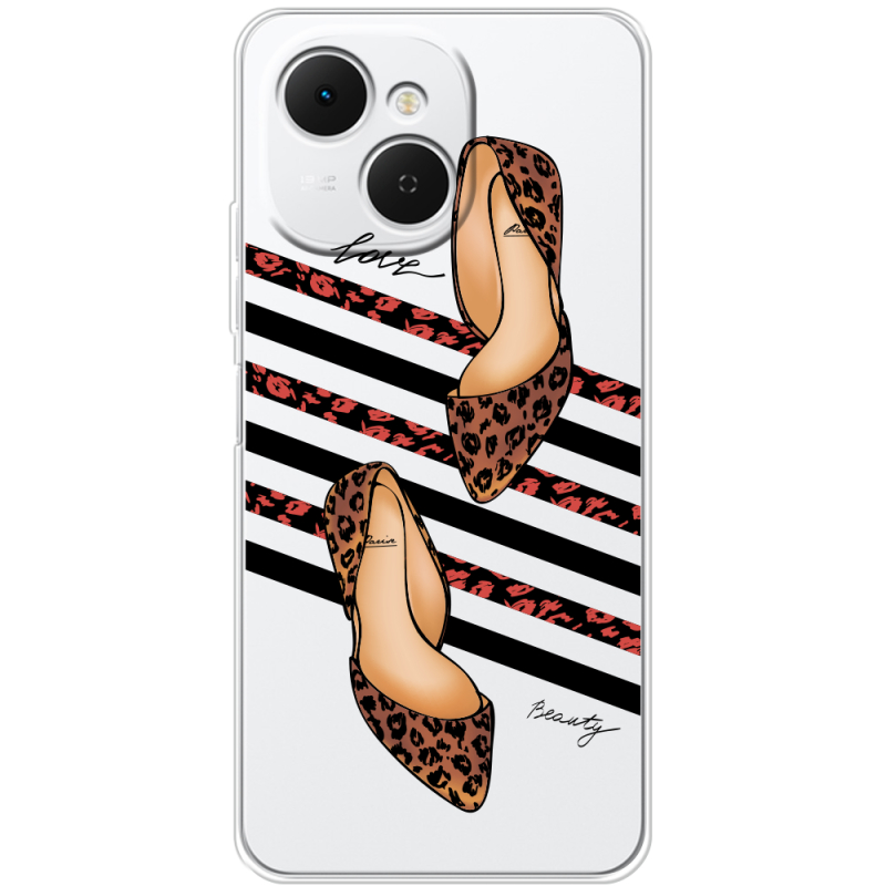 Прозорий чохол BoxFace Tecno Spark 40C Love Beauty