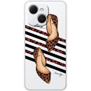 Прозорий чохол BoxFace Tecno Spark 40C Love Beauty