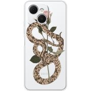 Прозорий чохол BoxFace Tecno Spark 40C Glamor Snake