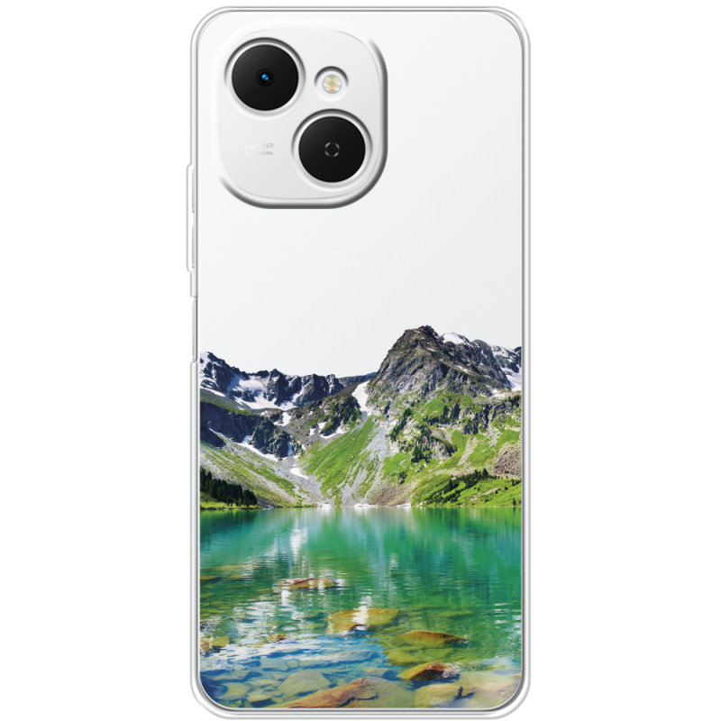 Прозорий чохол BoxFace Tecno Spark 40C Green Mountain