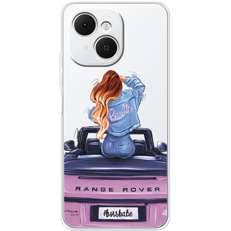 Прозорий чохол BoxFace Tecno Spark 40C Boss Babe