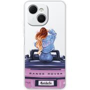 Прозорий чохол BoxFace Tecno Spark 40C Boss Babe