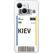 Прозорий чохол BoxFace Tecno Spark 40C Ticket Kiev