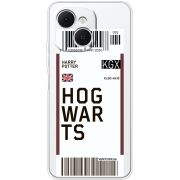 Прозорий чохол BoxFace Tecno Spark 40C Ticket Hogwarts