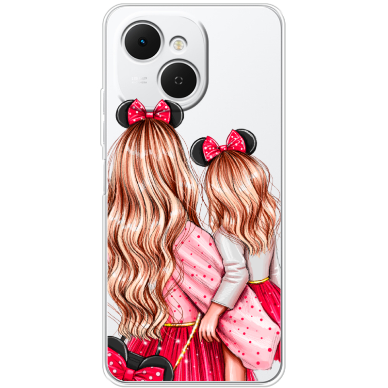 Прозорий чохол BoxFace Tecno Spark 40C Mouse Girls