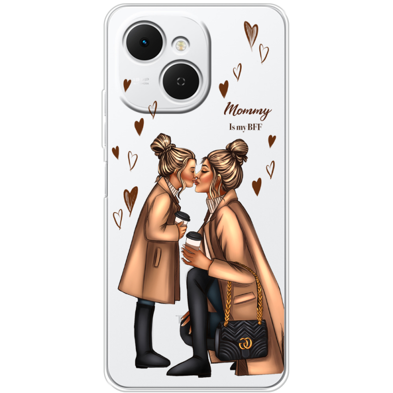 Прозорий чохол BoxFace Tecno Spark 40C Mommy Is My BFF