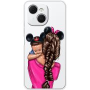 Прозорий чохол BoxFace Tecno Spark 40C Mouse Mommy