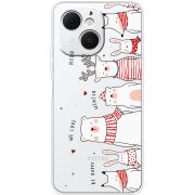 Прозорий чохол BoxFace Tecno Spark 40C The Friendly Beasts