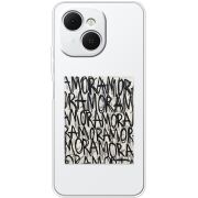 Прозорий чохол BoxFace Tecno Spark 40C Amor Amor