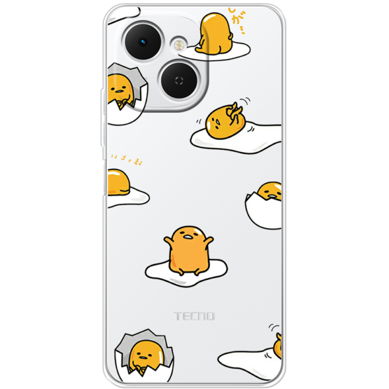 Прозорий чохол BoxFace Tecno Spark 40C Gudetama