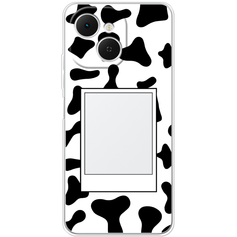 Прозорий чохол BoxFace Tecno Spark 40C Cow