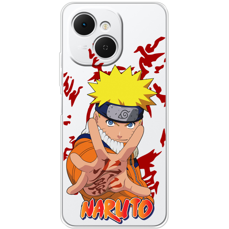 Прозорий чохол BoxFace Tecno Spark 40C Naruto