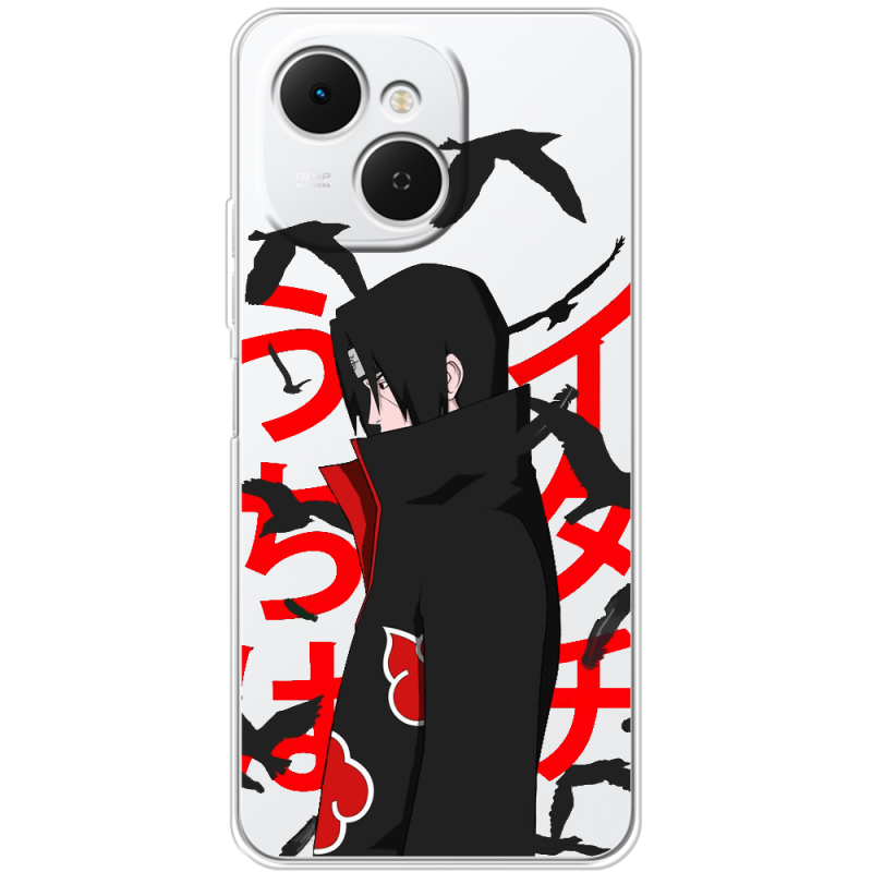 Прозорий чохол BoxFace Tecno Spark 40C Учиха Итачи