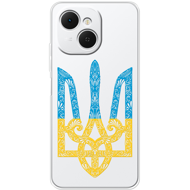 Прозорий чохол BoxFace Tecno Spark 40C Gold Trident