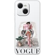 Прозорий чохол BoxFace Tecno Spark 40C VOGUE