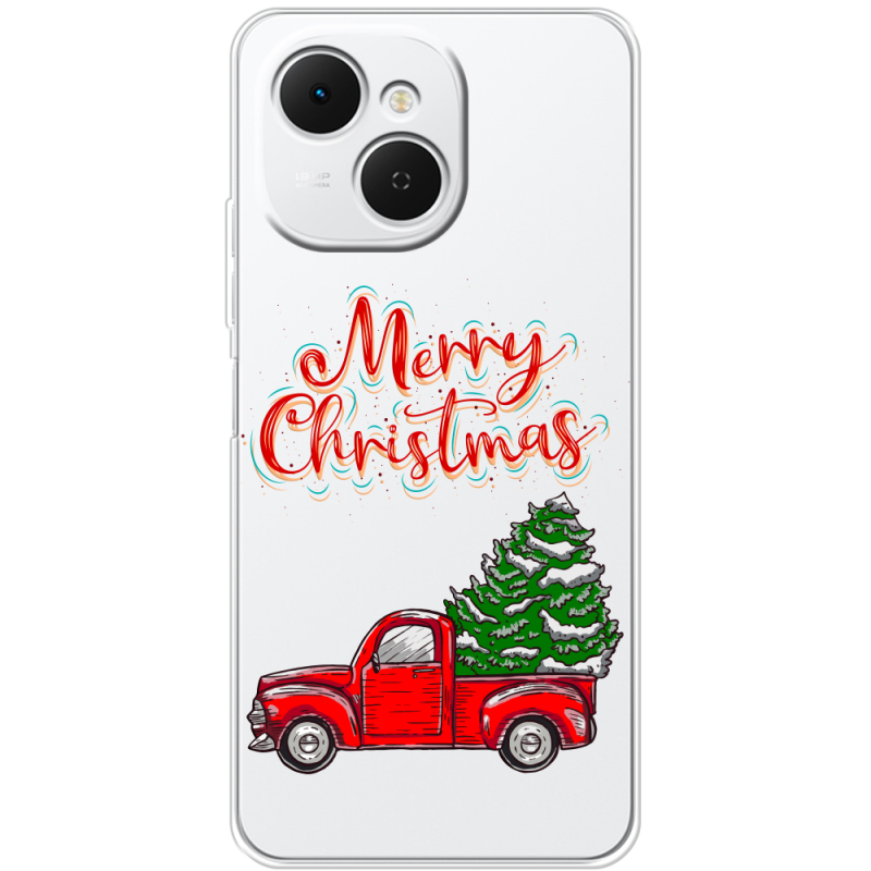 Прозорий чохол BoxFace Tecno Spark 40C Holiday Car