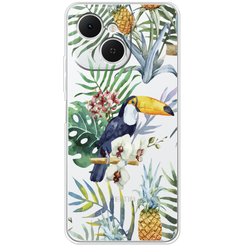Прозорий чохол BoxFace Tecno Spark 40C Tucan