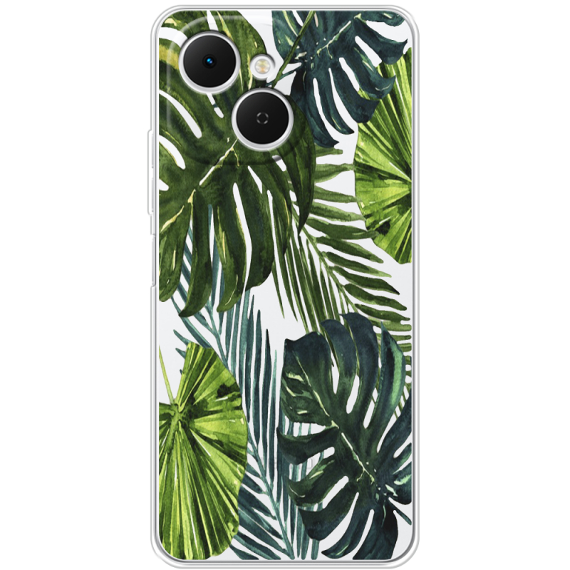 Прозорий чохол BoxFace Tecno Spark 40C Palm Tree