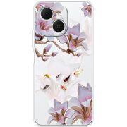 Прозорий чохол BoxFace Tecno Spark 40C Chinese Magnolia