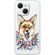Прозорий чохол BoxFace Tecno Spark 40C Winking Fox