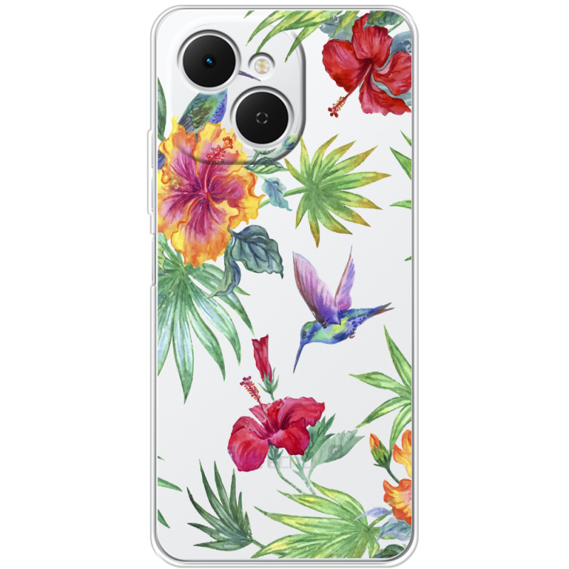 Прозорий чохол BoxFace Tecno Spark 40C Tropical