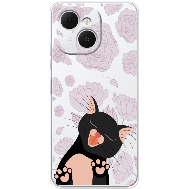 Прозорий чохол BoxFace Tecno Spark 40C Meow